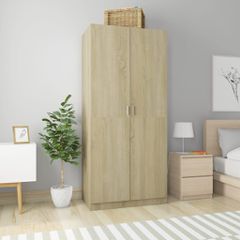 Ντουλάπα Χρώμα Sonoma Δρυς 90 x 52 x 200 εκ. από Επεξ. Ξύλο 800633