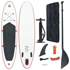 ΣΕΤ ΣΑΝΙΔΑΣ STAND UP PADDLE / SURF ΦΟΥΣΚΩΤΟ ΚΟΚΚΙΝΟ ΚΑΙ ΛΕΥΚΟ 90632