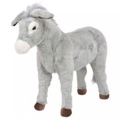 Παιχνίδι Γάιδαρος σε Όρθια Στάση Γκρι XXL Λούτρινος 91343