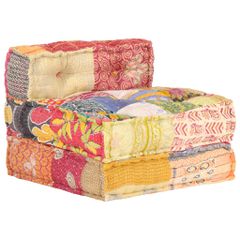Κάθισμα - Πουφ Αρθρωτό Patchwork Υφασμάτινο 287702-thumb-6