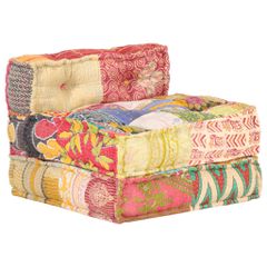 Κάθισμα - Πουφ Αρθρωτό Patchwork Υφασμάτινο 287702-thumb-7