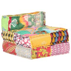 Κάθισμα - Πουφ Αρθρωτό Patchwork Υφασμάτινο 287702-thumb-8