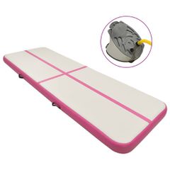 Στρώμα Ενόργανης Φουσκωτό Ροζ 400 x 100 x 20 εκ. PVC με Τρόμπα 92679