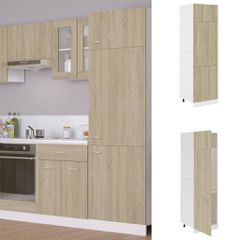 Ντουλάπι Ψυγείου Sonoma Δρυς 60x57x207 εκ. Επεξ. Ξύλο 802541