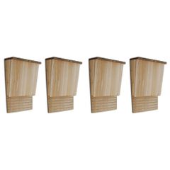 Σπιτάκια Νυχτερίδας 4 τεμ. 22x12x34 εκ. Ξύλινα 276009