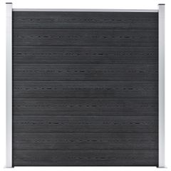 Πάνελ Περίφραξης Γκρι 180 x 186 εκ. από WPC 49067