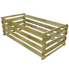 Κάδος Κομποστοποίησης 180 x 90 x 90 εκ. Εμποτισμένο Ξύλο Πεύκου 42955