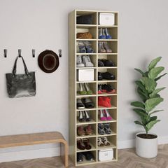 Παπουτσοθήκη Sonoma Δρυς 54 x 34 x 183 εκ. Επεξεργασμένο Ξύλο 800372