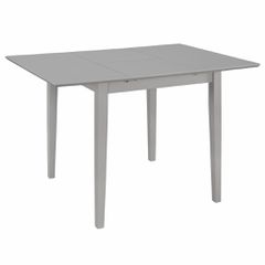 Τραπεζαρία Επεκτεινόμενη Γκρι (80-120) x 80 x 74 εκ. από MDF 247627