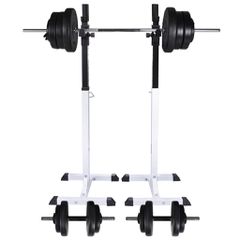 Ορθοστάτης Μπάρας/Squat Rack με Σετ Μπάρα και Αλτήρες 60,5 κ. 275349