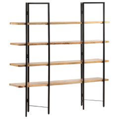 Βιβλιοθήκη με 4 Επίπεδα 160 x 35 x 160 εκ. Μασίφ Ξύλο Μάνγκο 286603
