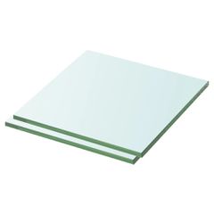 Ράφια Πάνελ 2 τεμ. Διάφανα 30 x 25 εκ. Γυάλινα 3051550