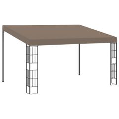 Κιόσκι Επιτοίχιο Taupe 4 x 3 μ. Υφασμάτινο 312261