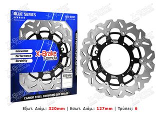 ΔΙΣΚΟΠΛΑΚΑ WK115F-FLO-W (KTM LC4 640) ΕΜΠΡΟΣ X-BRAKE