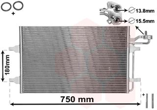 Συμπυκνωτής VOLVO C30 06-12/C70 II 07-13/S40 II 06-12/V50 04-12 - 59005149