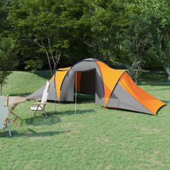 Σκηνή Camping 6 Ατόμων Γκρι / Πορτοκαλί 93186