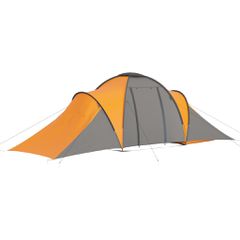 Σκηνή Camping 6 Ατόμων Γκρι / Πορτοκαλί 93186-thumb-2