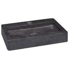 Νιπτήρας Επιτοίχιος Μαύρος 38 x 24 x 6,5 εκ. Μαρμάρινος 149187