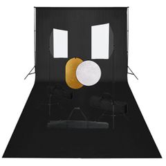 Κιτ Φωτογραφικού Στούντιο Softbox με Φώτα, Φόντο & Ανακλαστήρα 3067058