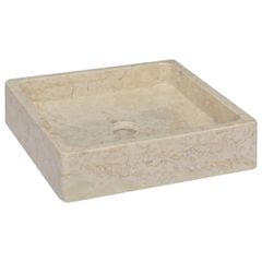 Νιπτήρας Κρεμ 40 x 40 x 10 εκ. Μαρμάρινος 149168
