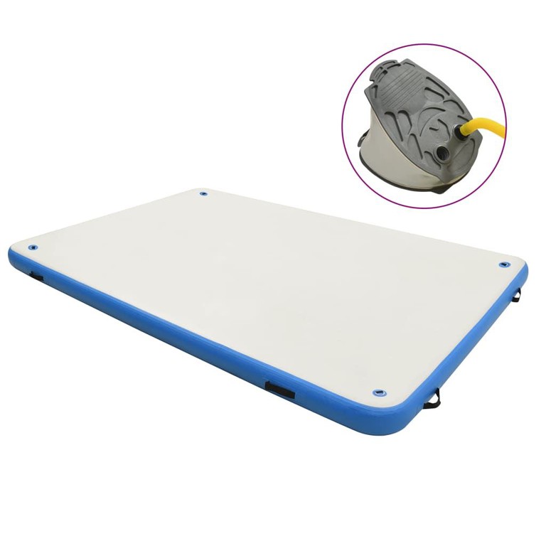 Πλατφόρμα Φουσκωτή Πλωτή Μπλε / Λευκή 200 x 150 x 15 εκ. 92721