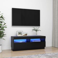 Έπιπλο Τηλεόρασης με Φωτισμό LED Μαύρο 100 x 35 x 40 εκ. 804455