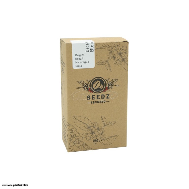 Espresso Seedz Decaf Single Origin 250gr Αλεσμένος