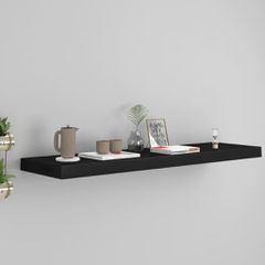 Ράφι Τοίχου Μαύρο 90 x 23,5 x 3,8 εκ. MDF 323838