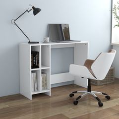Γραφείο Notebook Λευκό 102,5 x 35 x 75 εκ. από Επεξ. Ξύλο 808341