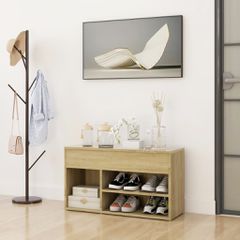 Παπουτσοθήκη Sonoma Δρυς 80 x 30 x 45 εκ. από Επεξ. Ξύλο 808750