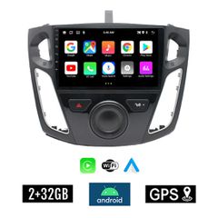KIROSIWA 2+32GB FORD FOCUS (2011 - 2018) Android οθόνη αυτοκίνητου 2GB με GPS WI-FI (ηχοσύστημα αφής 9" ιντσών OEM Youtube Playstore MP3 USB Radio Bluetooth Mirrorlink εργοστασιακή, 4x60W, AUX) RX-932