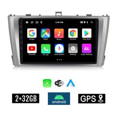KIROSIWA 2+32GB TOYOTA AVENSIS (2009 - 2016) Android οθόνη αυτοκίνητου 2GB με GPS WI-FI (ηχοσύστημα αφής 9" ιντσών OEM Youtube Playstore MP3 USB Radio Bluetooth Mirrorlink εργοστασιακή, 4x60W, AUX) AC
