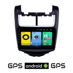 CHEVROLET AVEO (2014-2017) Android οθόνη αυτοκίνητου με GPS WI-FI (ηχοσύστημα αφής 9" ιντσών OEM Youtube Playstore MP3 USB Radio Bluetooth Mirrorlink εργοστασιακή, 4x60W, AUX) CH16