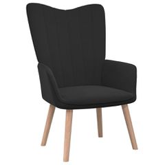 Πολυθρόνα Relax Μαύρη Βελούδινη 327661