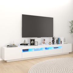 Έπιπλο Τηλεόρασης με LED Λευκό 260 x 35 x 40 εκ. 3081915