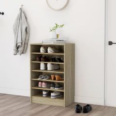 Παπουτσοθήκη Sonoma Δρυς 60 x 35 x 92 εκ. από Επεξ. Ξύλο 808948