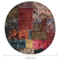 Χαλί Πλενόμενο Πολύχρωμο Ø 120 εκ. Patchwork 337969-thumb-5