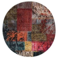 Χαλί Πλενόμενο Πολύχρωμο Ø 120 εκ. Patchwork 337969