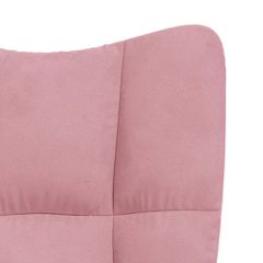 Πολυθρόνα Relax Ροζ Βελούδινη 328077-thumb-5