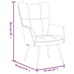 Πολυθρόνα Relax Μαύρη Βελούδινη 328079-thumb-7