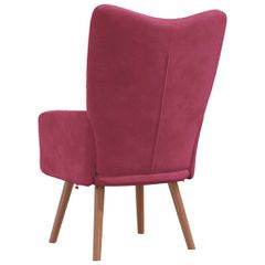 Πολυθρόνα Relax Μπορντό Βελούδινη 328056-thumb-4