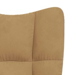 Πολυθρόνα Relax Καφέ Βελούδινη 328059-thumb-5