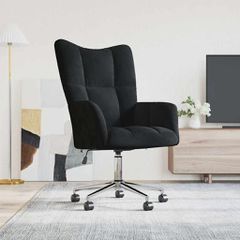 Πολυθρόνα Relax Μαύρη Βελούδινη 328167-thumb-1