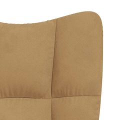 Πολυθρόνα Relax Καφέ Βελούδινη 328169-thumb-5