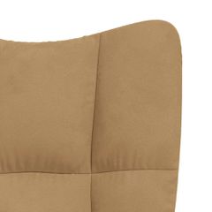 Πολυθρόνα Relax Καφέ Βελούδινη 328180-thumb-5