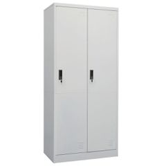 Ντουλάπα Ανοιχτό Γκρι 80 x 50 x 180 εκ. από Χάλυβα 335967