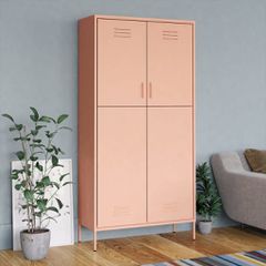 Ντουλάπα Ροζ 90 x 50 x 180 εκ. από Ατσάλι 336247