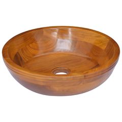 Νιπτήρας Ø40 x 10 εκ. από Μασίφ Ξύλο Teak 326160