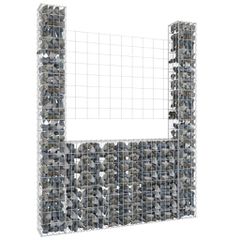 Συρματοκιβώτιο σε U Σχήμα με 2 Στύλους 140x20x200 εκ Σιδερένιο 151289