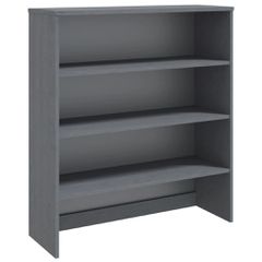 Πάνω Μέρος Ντουλαπιού HAMAR Γκρι 90x30x100 εκ. Μασίφ Πεύκο 340434-thumb-1